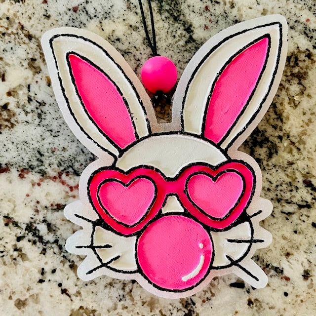 Bunny Blowing Bubble