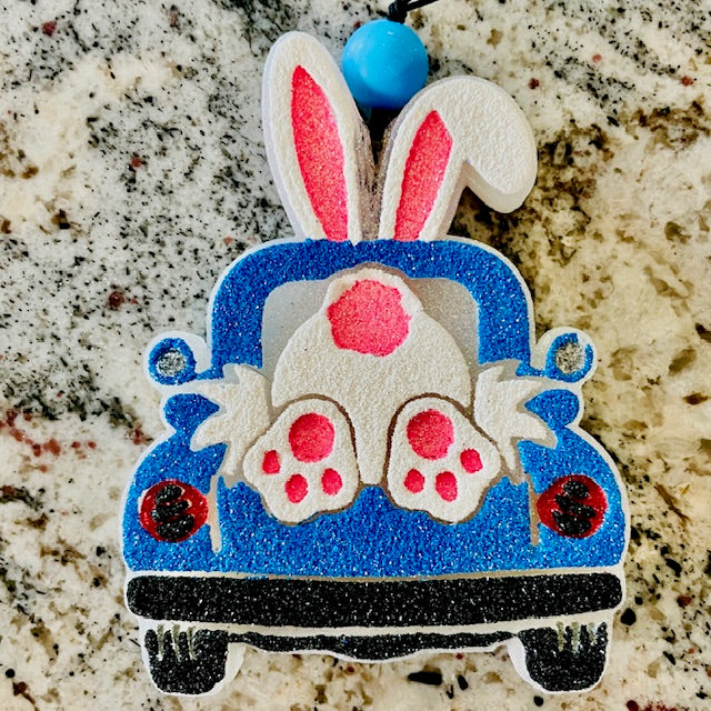 Bunny in Truck