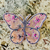 Butterfly w/Small Flowers