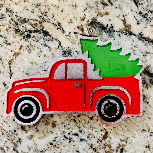 Christmas Truck w/Tree