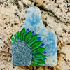 Cow Tag w/Sunflower