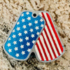 Dog Tags w/Flag