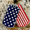 Dog Tags w/Flag