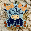 Highland Cow w/Bows