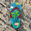Sandal w/Beach Scene