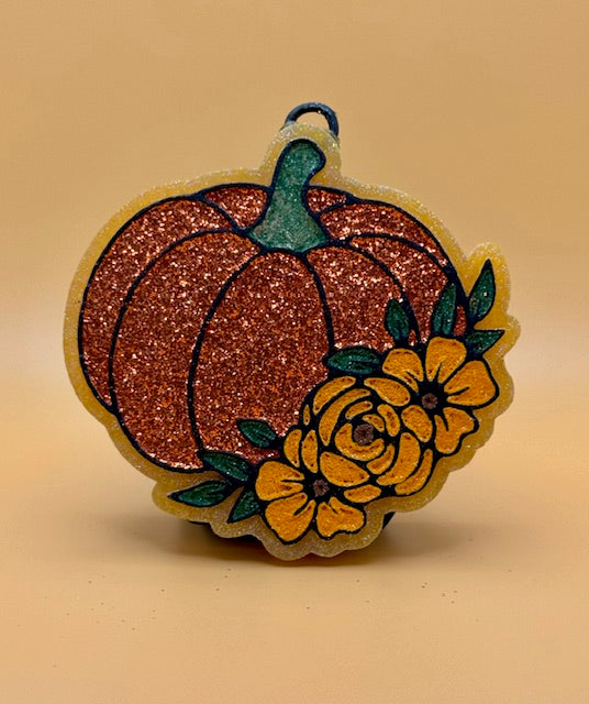 Pumpkin w/Flowers