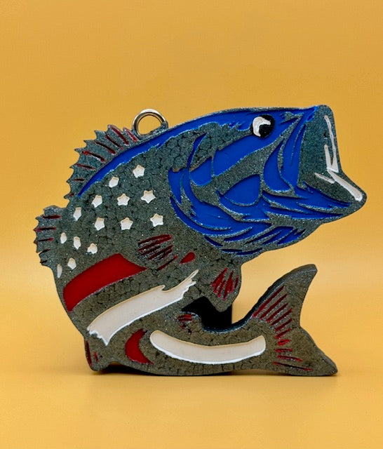 Fish w/Flag (Cowboy)