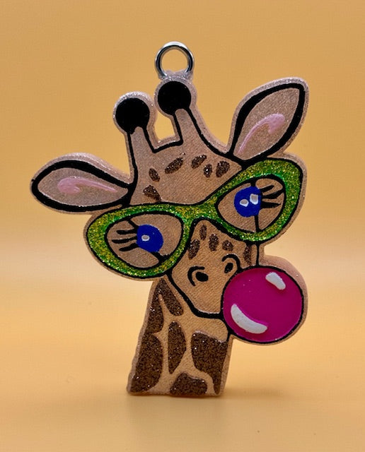 Giraffe Blowing Bubble (Bombshell)