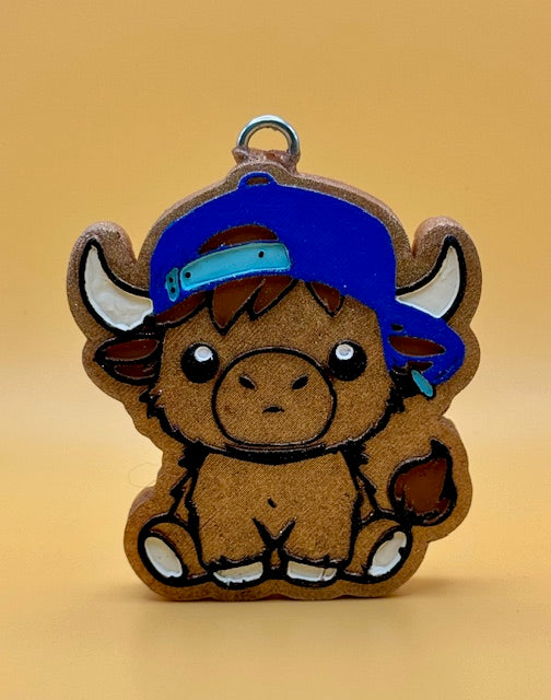 Cute Cow w/Hat (Black Ice)