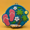 Flip Flops Beach Scene