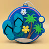 Flip Flops Beach Scene