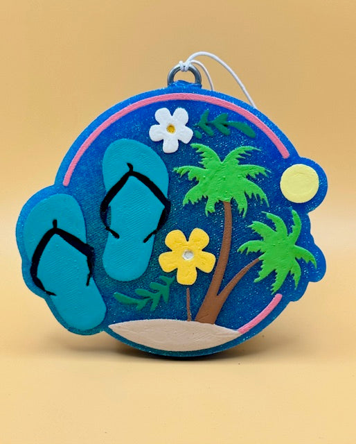Flip Flops Beach Scene (Mama Tried)