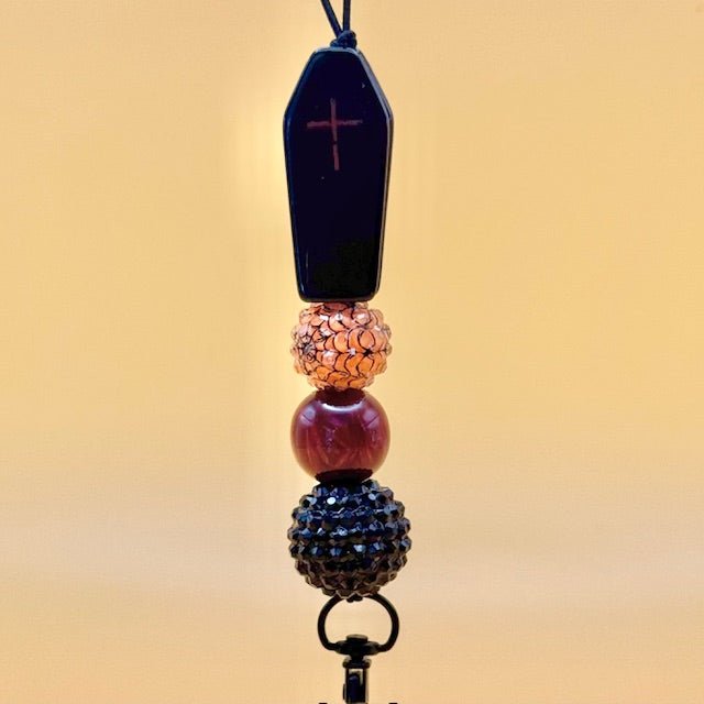 Halloween Coffin Freshie Hanger