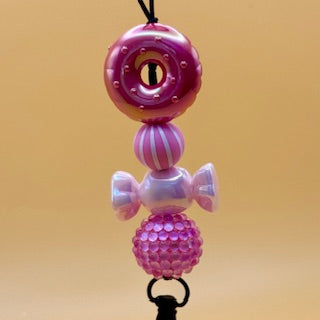 Pink Donut Freshie Hanger