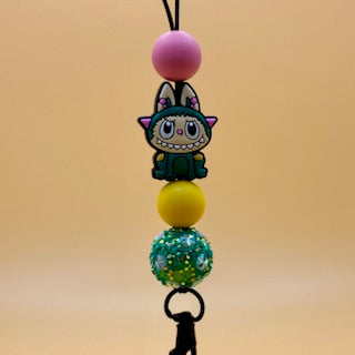 Green monster Labubu Freshie Hanger