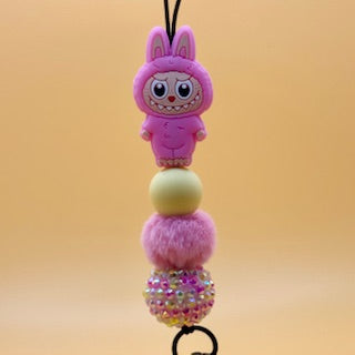 Pink Labubu Freshie Hanger