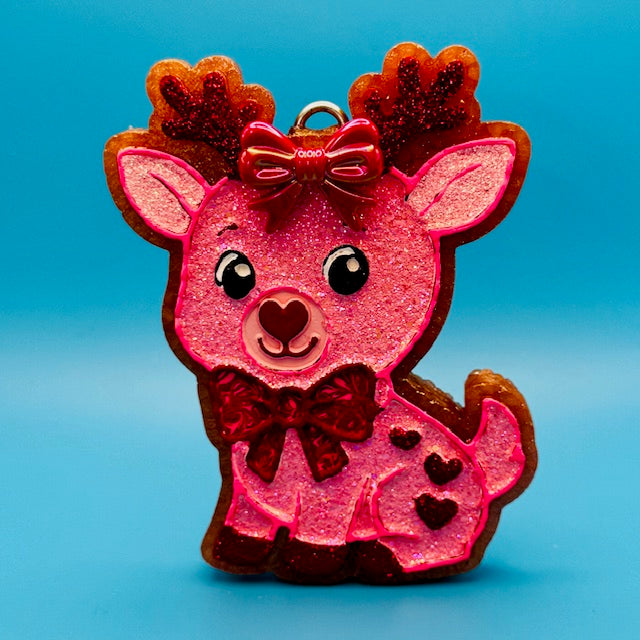 Valentine Reindeer Car Freshie by SPASS Designs
