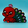 Baby Peacock Car Freshie by SPASS Designs
