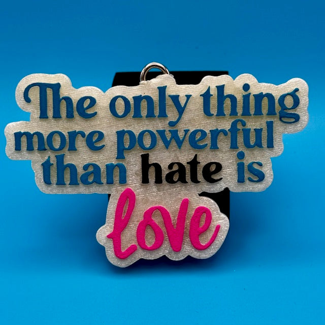 Powerful Hate/Love Car Freshie by SPASS Designs
