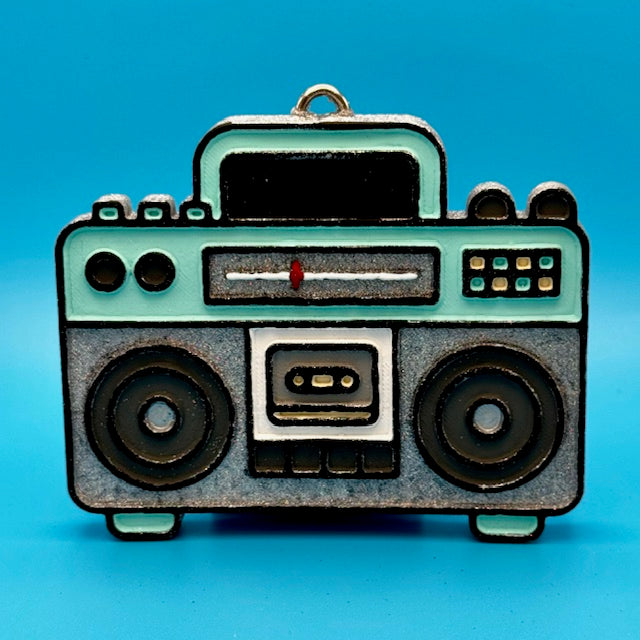 Boombox Car Freshie by SPASS Designs