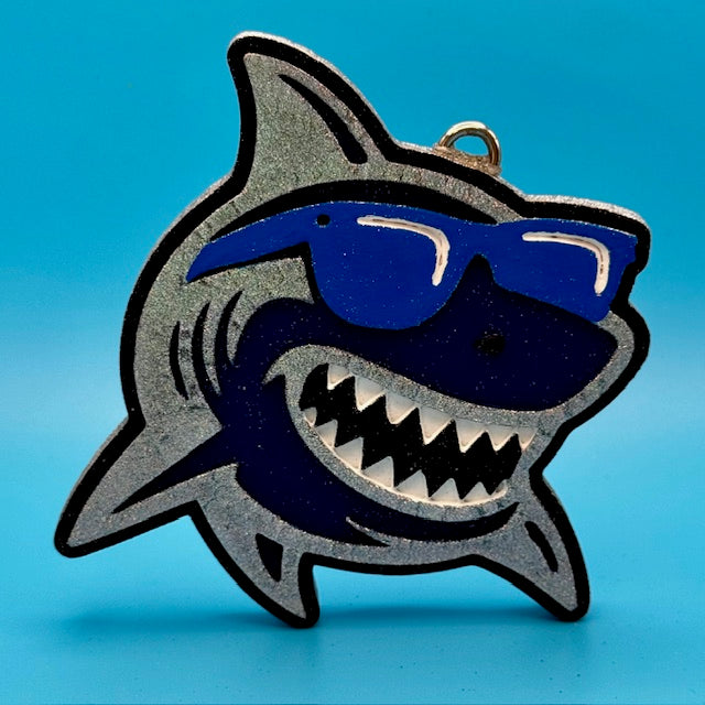 Shark Sunglasses Car Freshie by SPASS Designs