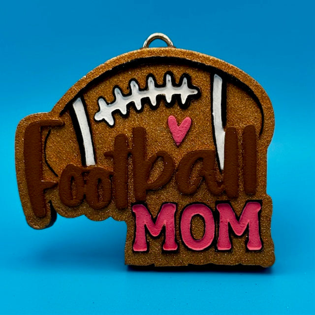 Football Mom Car Freshie by SPASS Designs