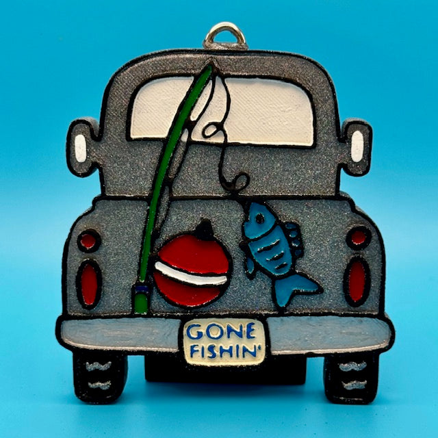 Gone Fishin' Car Freshie by SPASS Designs