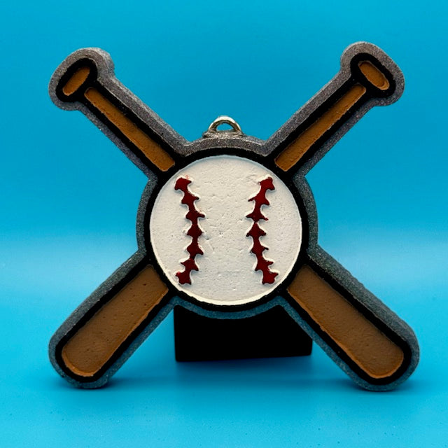 Baseball Bats & Ball Car Freshie by SPASS Designs