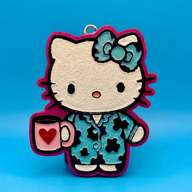 Hello Kitty Inspired in Pajamas Car Freshie by SPASS Designs