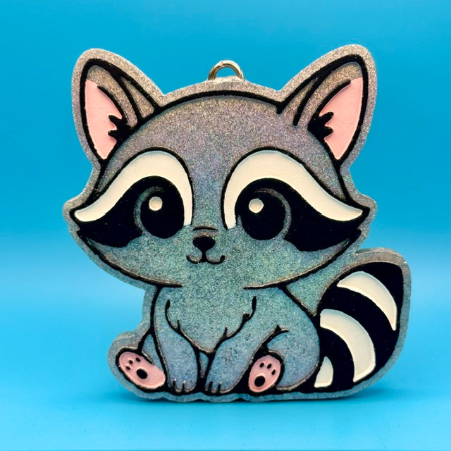 Baby Raccoon Car Freshie by SPASS Designs
