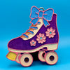 Rollerskates w/Flowers