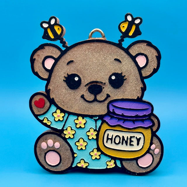 Honey Bear Car Freshie by SPASS Designs