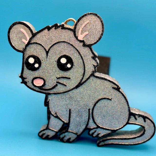 Opossum Car Freshie by SPASS Designs