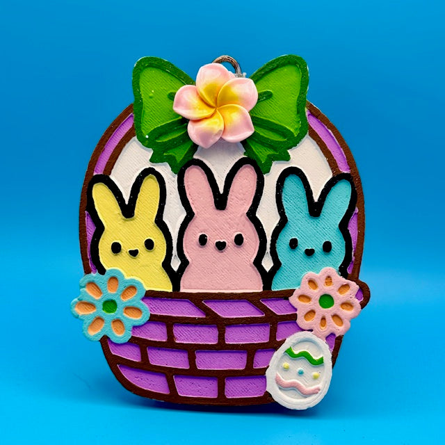 Easter Basket with Peeps Car Freshie by SPASS Designs