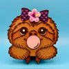 Sloth Blowing Bubble Car Freshie by SPASS Designs