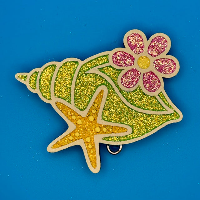 Seashell Car Freshie by SPASS Designs