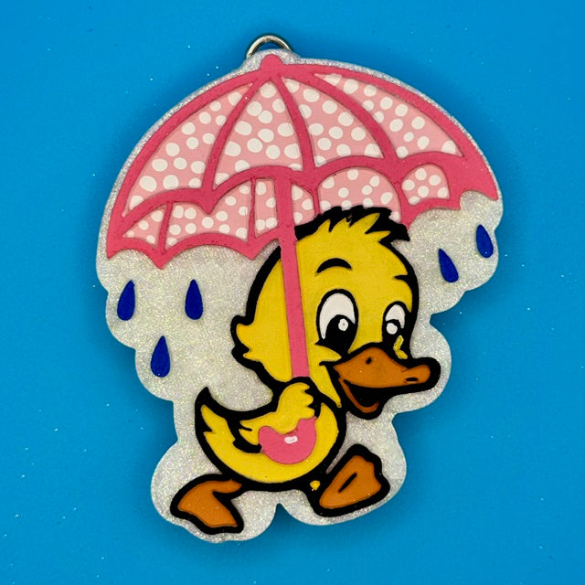 Duck with Umbrella Car Freshie by SPASS Designs