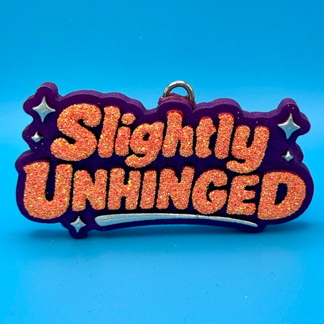 Slightly Unhinged Car Freshie by SPASS Designs