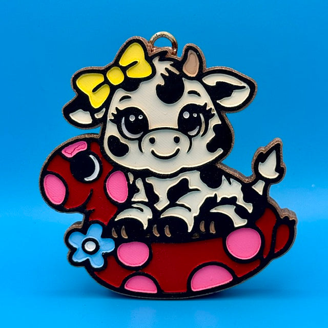 Cow on Floatie