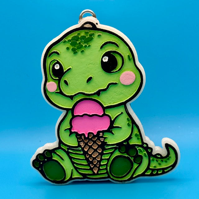 Dino with Ice Cream