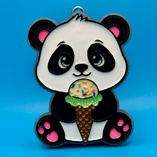 Panda with Ice Cream Cone