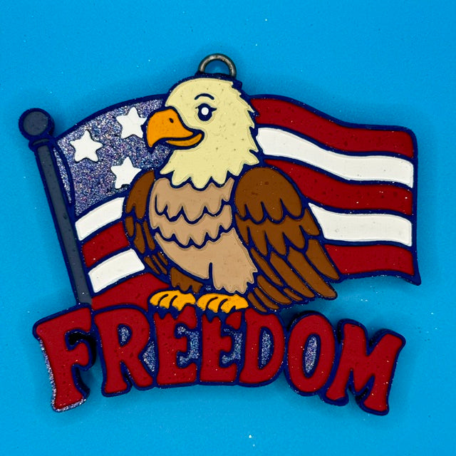 Freedom Flag with Eagle