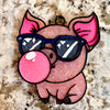 Pig Blowing Bubble